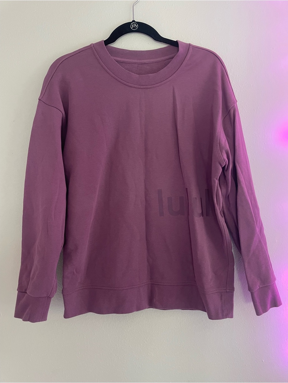 lululemon athletica Crewneck Sweatshirt in Dusty Plum - Picture 1 of 5